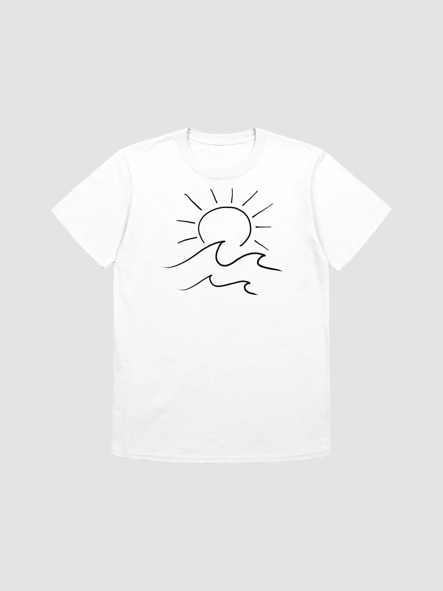 Sunset at the Beach Ocean View Seascape T-Shirt product image (2)