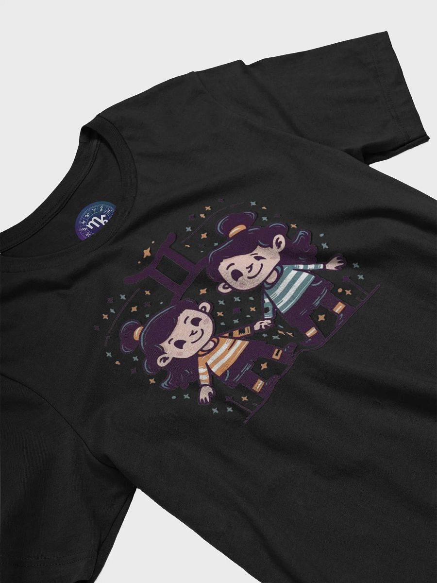 Gemini Zodiac Unisex T-Shirt - Playful Twins Design, Astrology Gift product image (5)