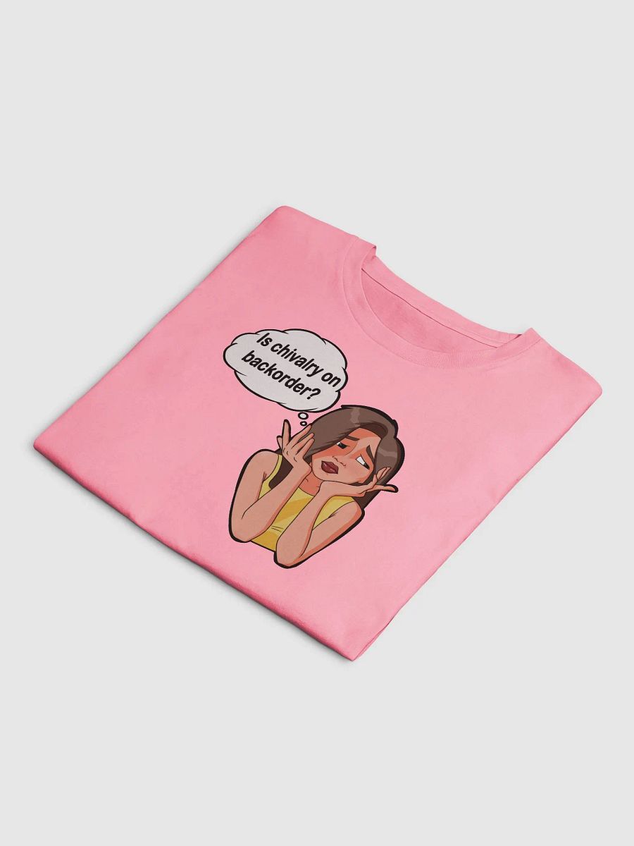 Is Chivalry On Backorder? - premium CROP t-shirt product image (8)