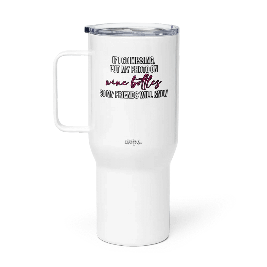 nope. resolute - wine tumbler lg product image (1)