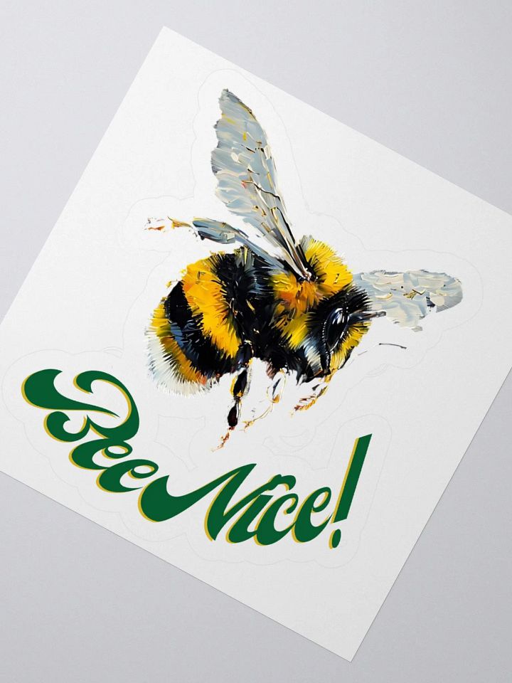 Bee Nice! Vinyl Kiss Cut Stickers product image (7)