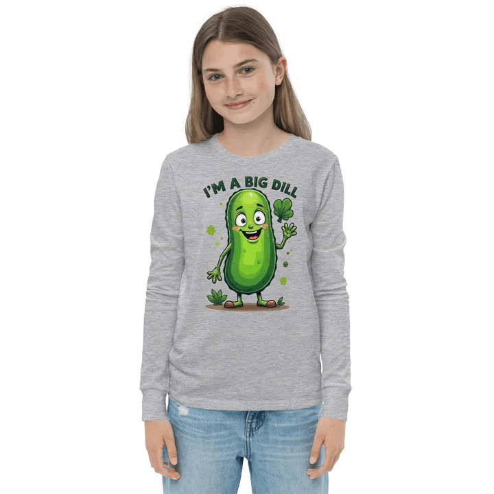 Big Dill Pickle Youth Long Sleeve Tee product image (4)