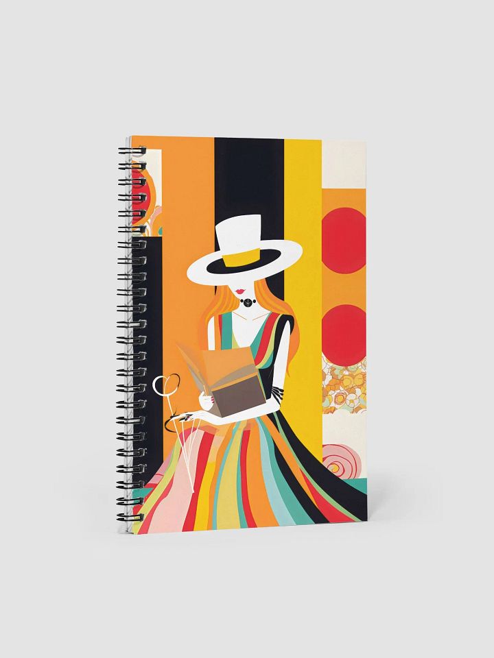 Contemplative Reader Spiral Notebook product image (1)