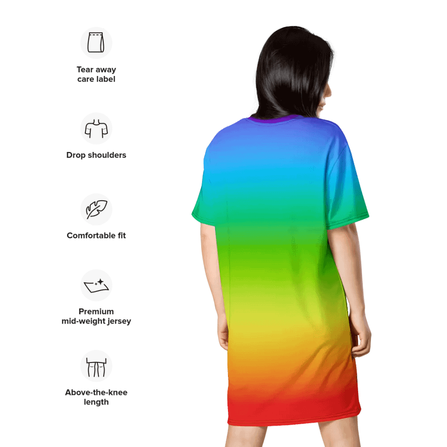 Rainbow T-Shirt Dress product image (10)
