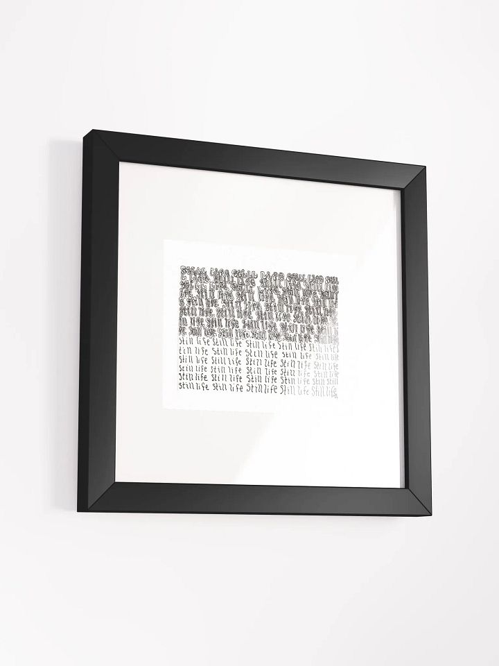 Stillife Panel Card Print Framed product image (10)