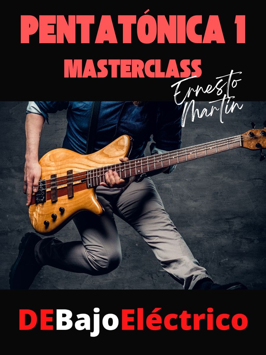 Pentatónica Mayor para bajo 4 cuerdas - Masterclass 1 product image (1)