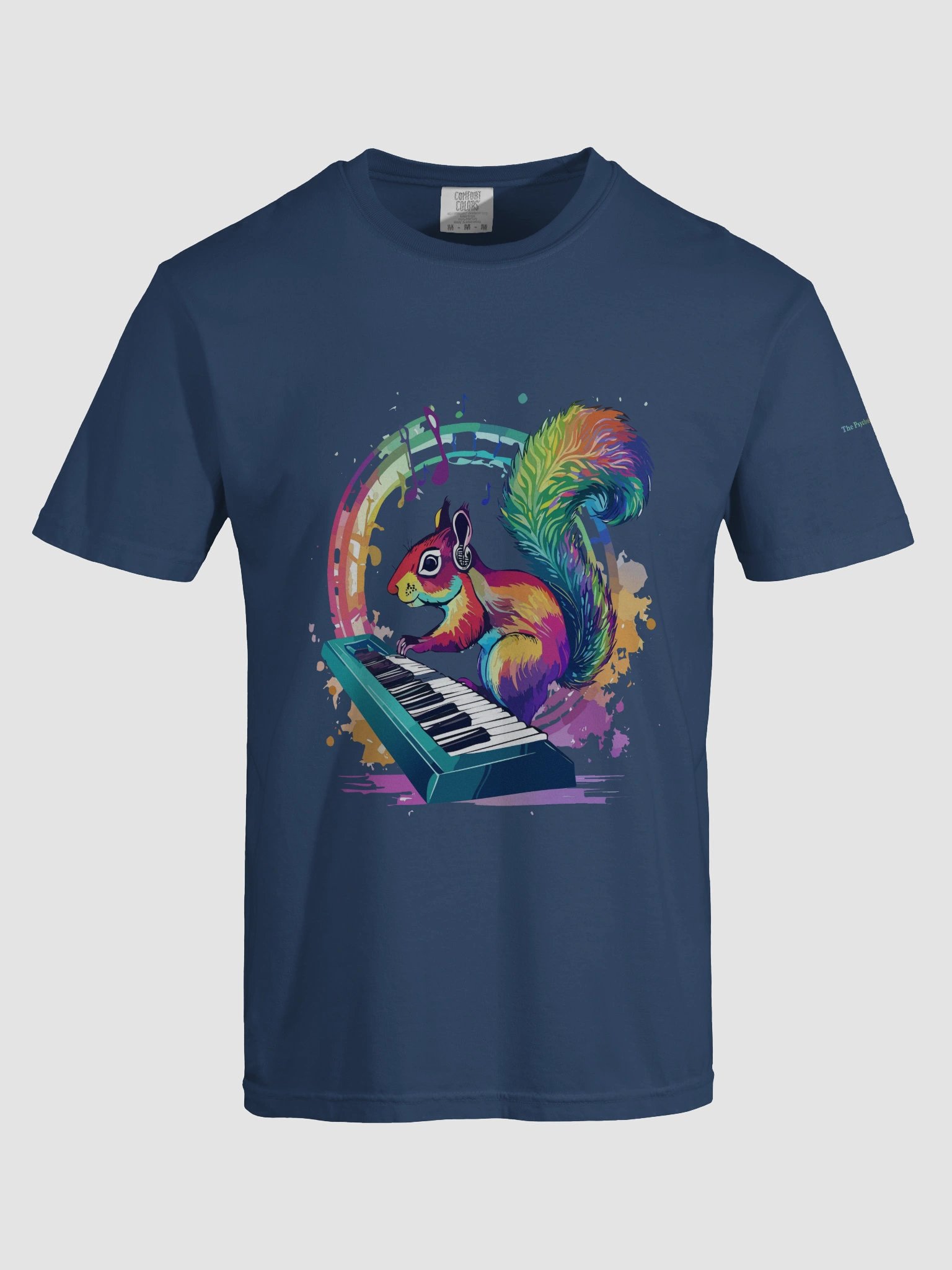 The Psychedelic Squirrel T-Shirt Keyboard 2 product image (5)