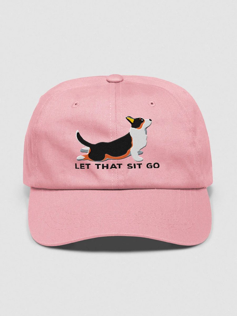 Let that Sit Go Classic Dad Hat(Embroidered) of a Cardigan Welsh Corgi(Tricolor) product image (25)