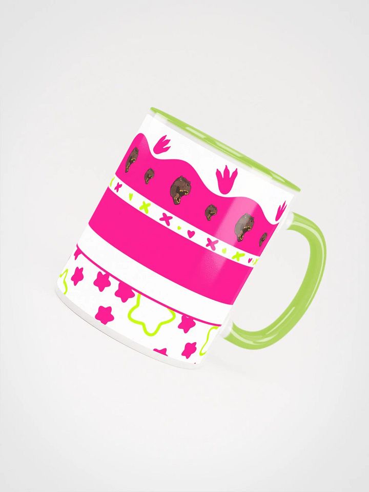 Vibrant T-rex Ah Bracemas Ceramic Mug product image (3)