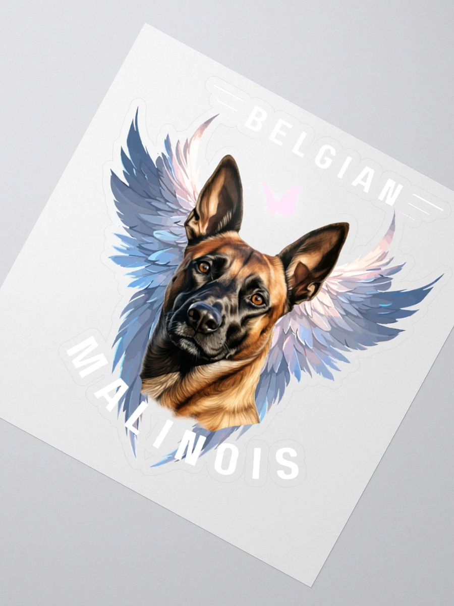 Winged Belgian Malinois Sticker product image (3)