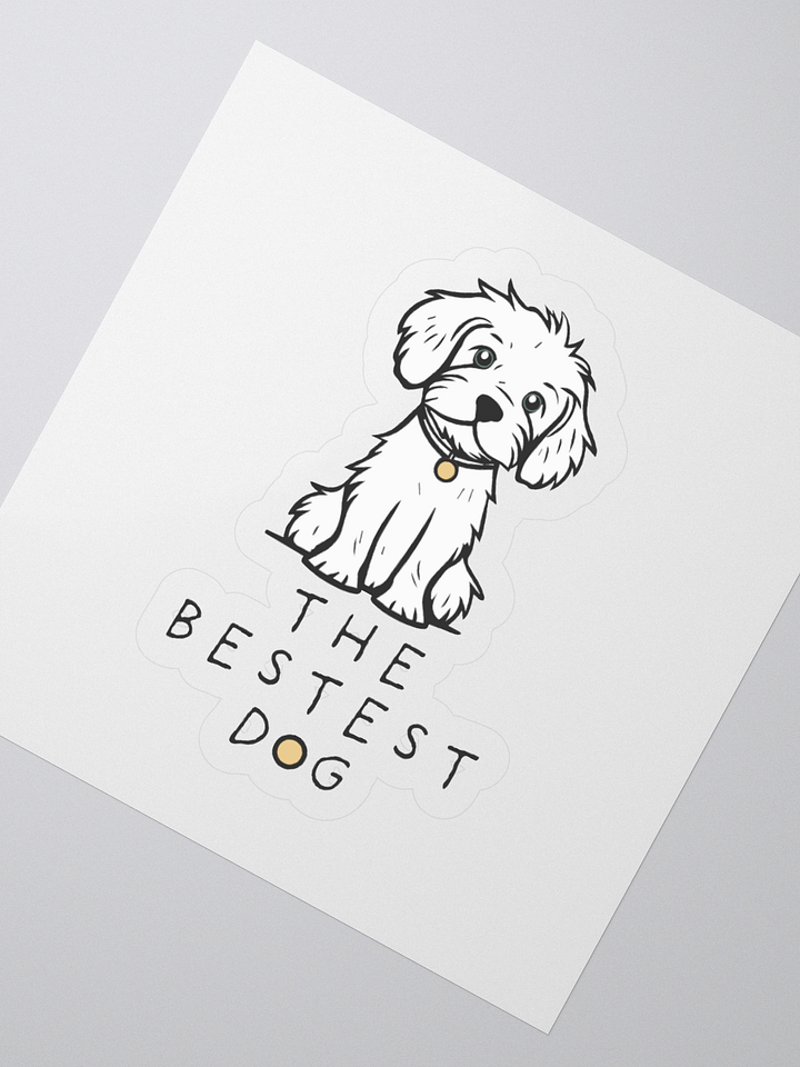 The Bestest Dog Logo Sticker product image (2)