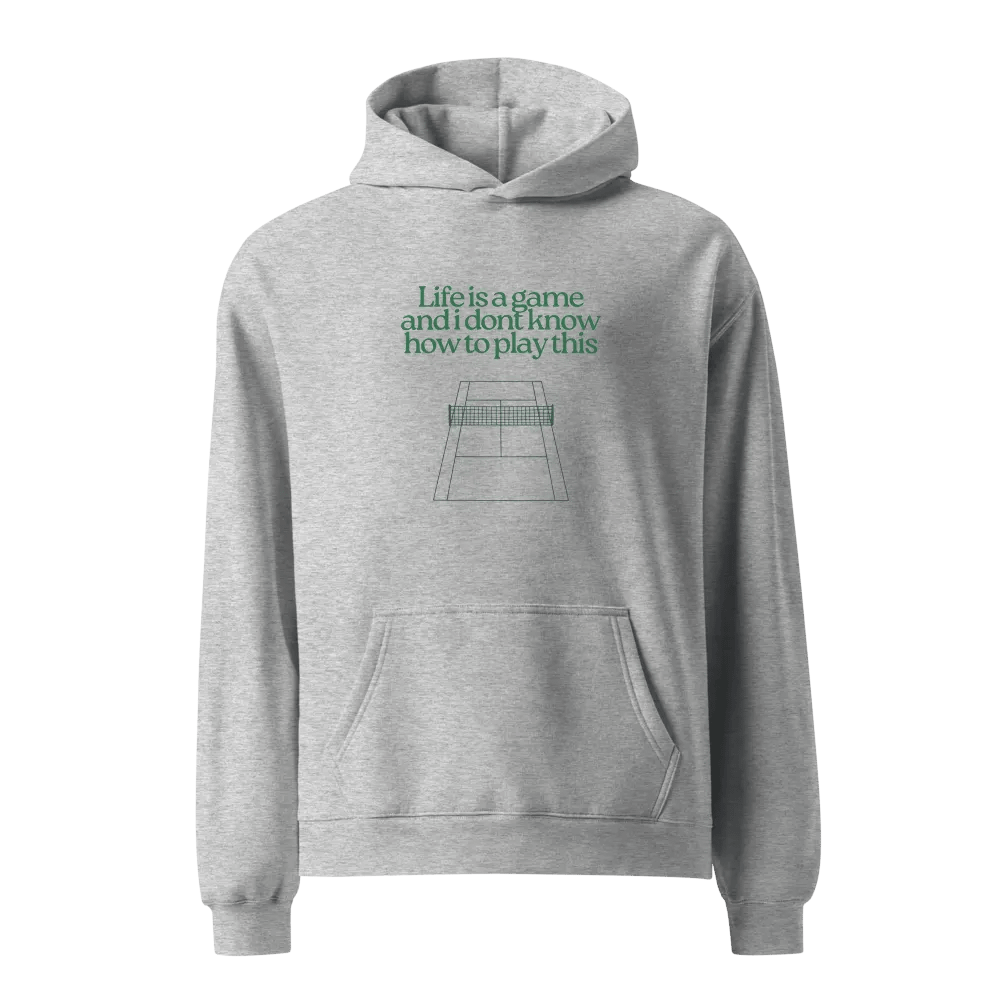Life is a game and i don't know how to play this Unisex hoodie product image (1)