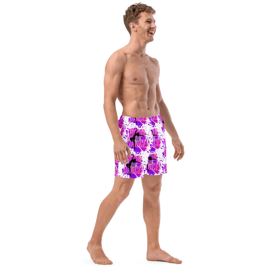 Born to Dance Her Silhouette All-Over Swim Trunks product image (12)