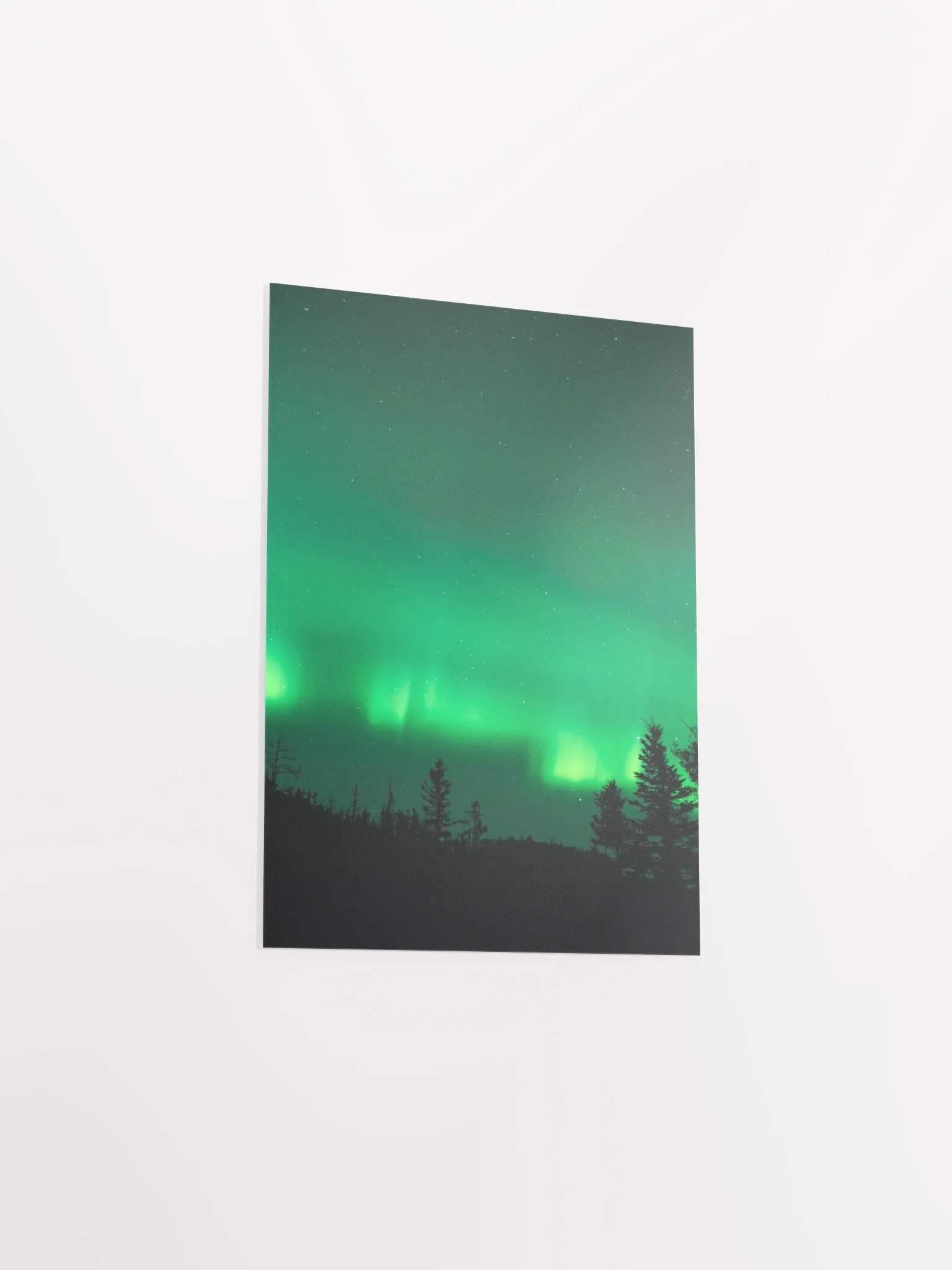 “Emerald Veil” – Northern Lights Art Print product image (3)