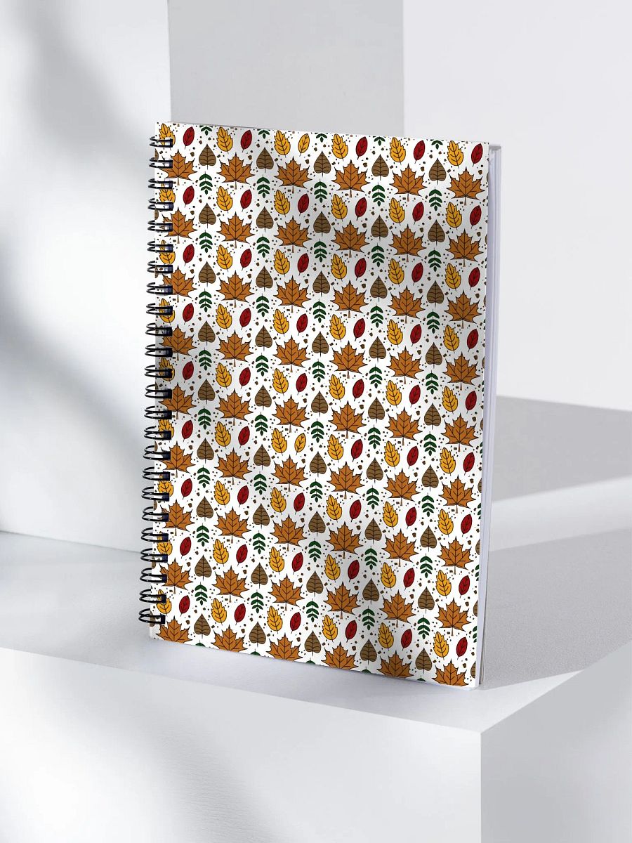 Autumn Leaves Spiral Bound Notebook product image (4)
