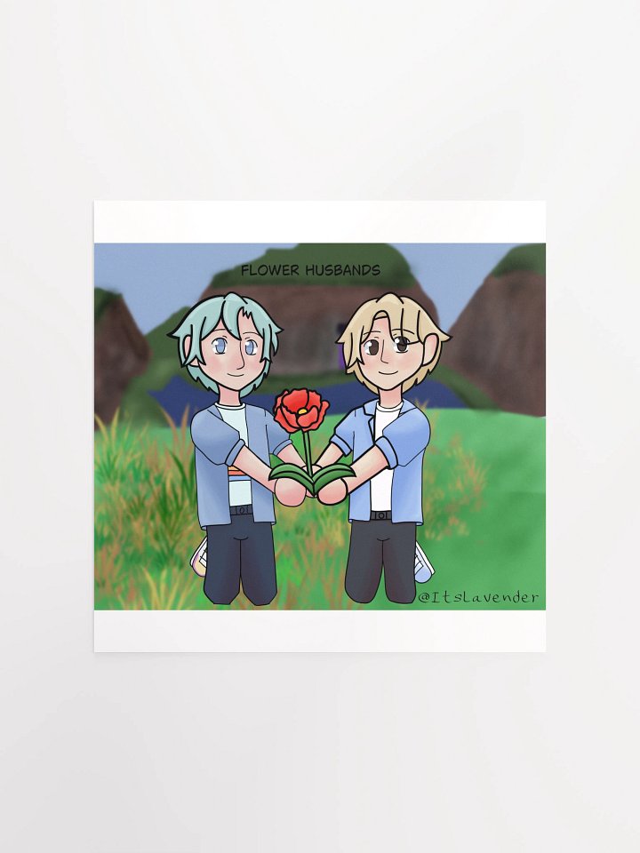 Flower Husbands Print product image (1)