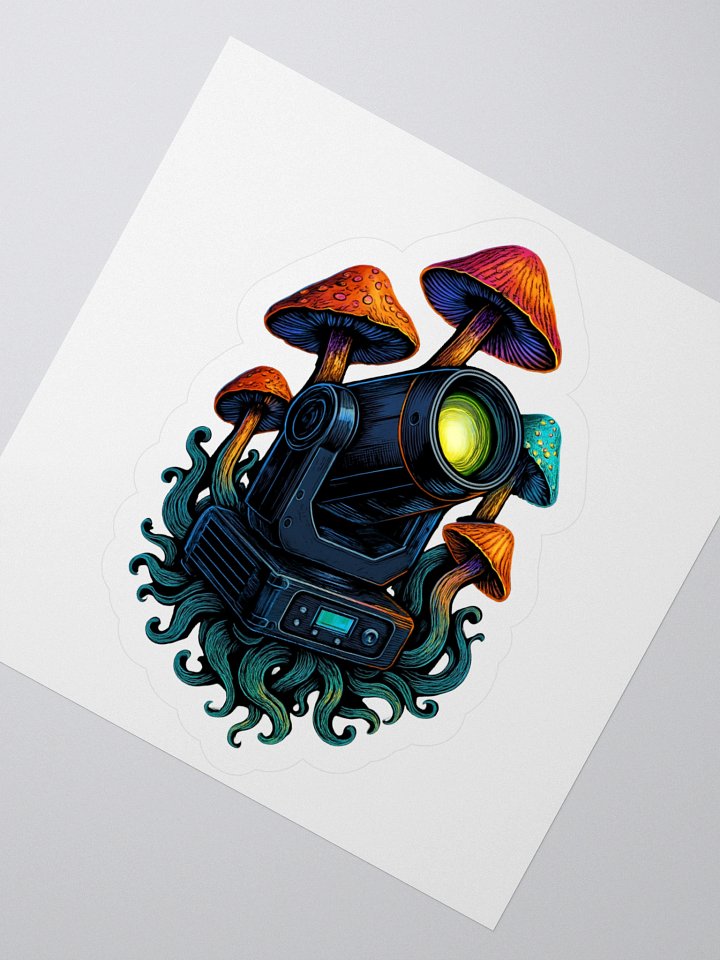 Theatrically Jerry: "Mystical Fungi" Graphic Moving Head Light Stickers product image (5)