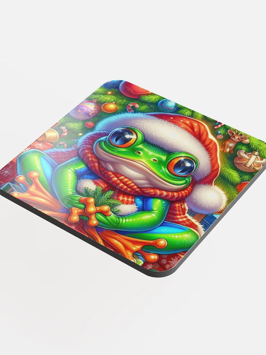 Cheerful Christmas Winter Frog Coaster product image (4)