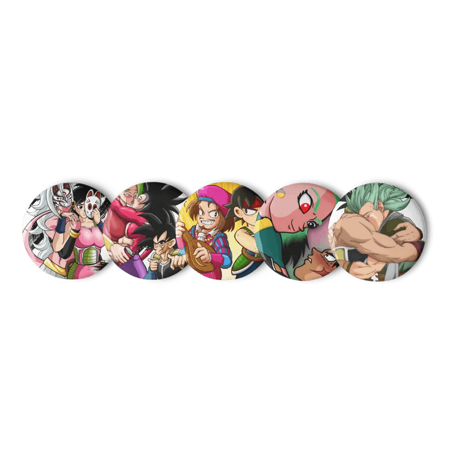 Dandelion & Bardock Pin Badges product image (3)