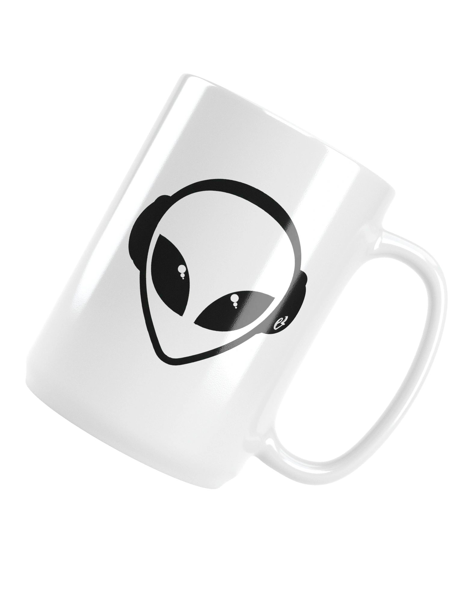 e² Alien White Glossy Mug product image (5)