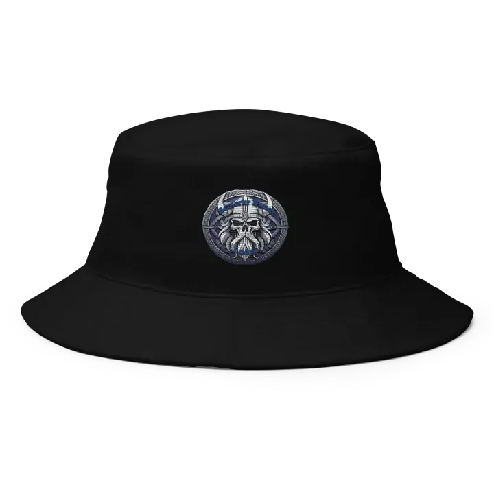 Viking Skull Cotton Bucket Hat product image (1)