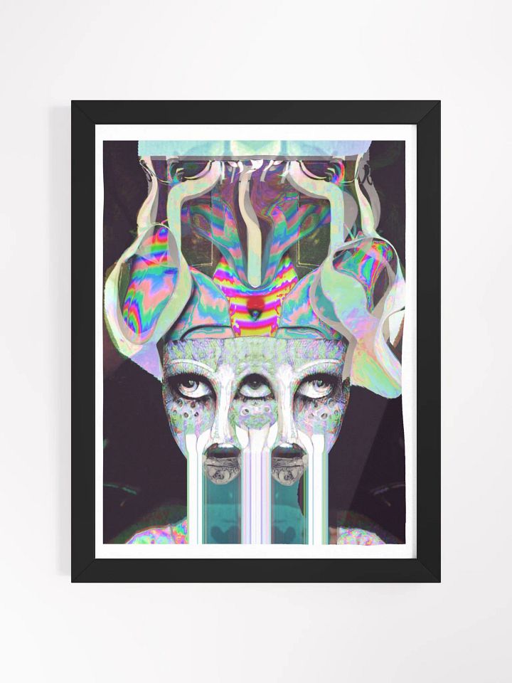 Multiple Facegasms 003 // Framed Art product image (1)