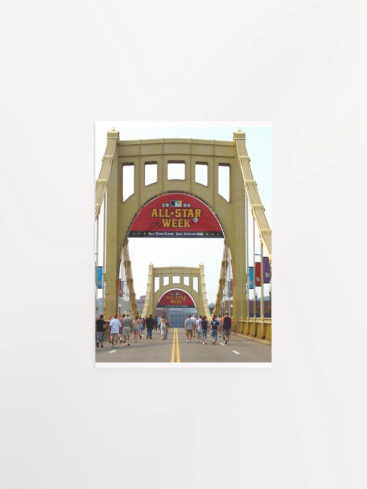 Pittsburgh - Clemente Bridge, All-Star Week, July 2006 - Print product image (1)