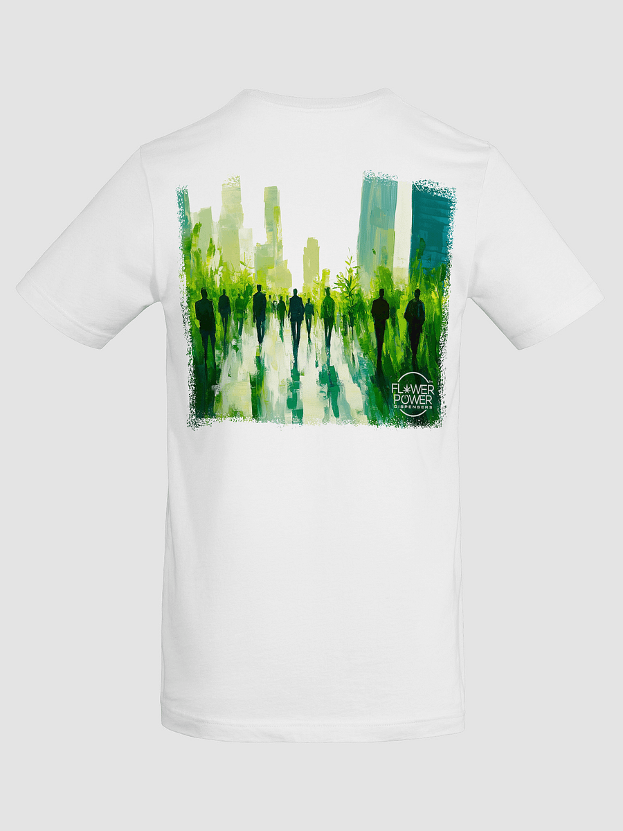 Flower Power Logo Tee (With Back Print) (White) product image (8)
