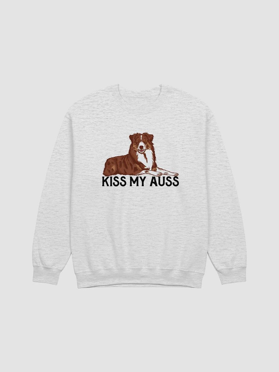 Kiss My Auss Sweatshirt for Australian Shepherd (Red Tricolor) Dog Owners product image (23)