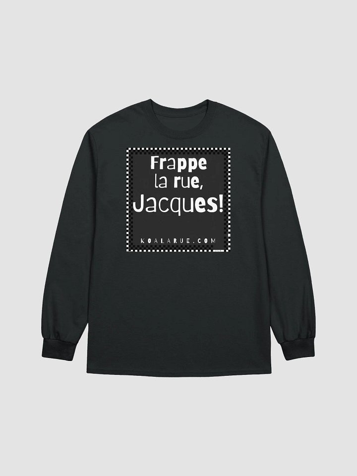 HIT THE ROAD JACQUES • BLACK LONG SLEEVE TEE product image (1)