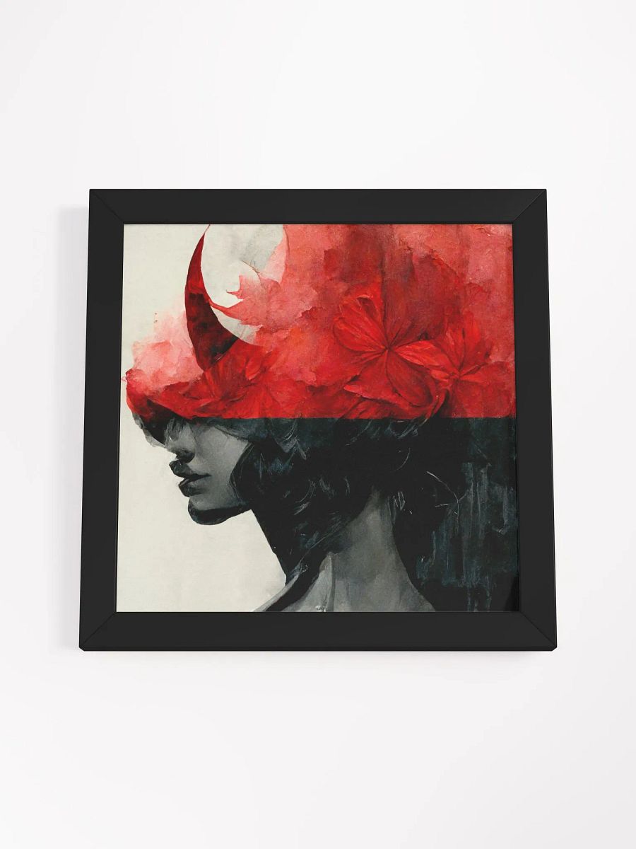 Dreamy Floral Red Hat Framed Poster product image (20)