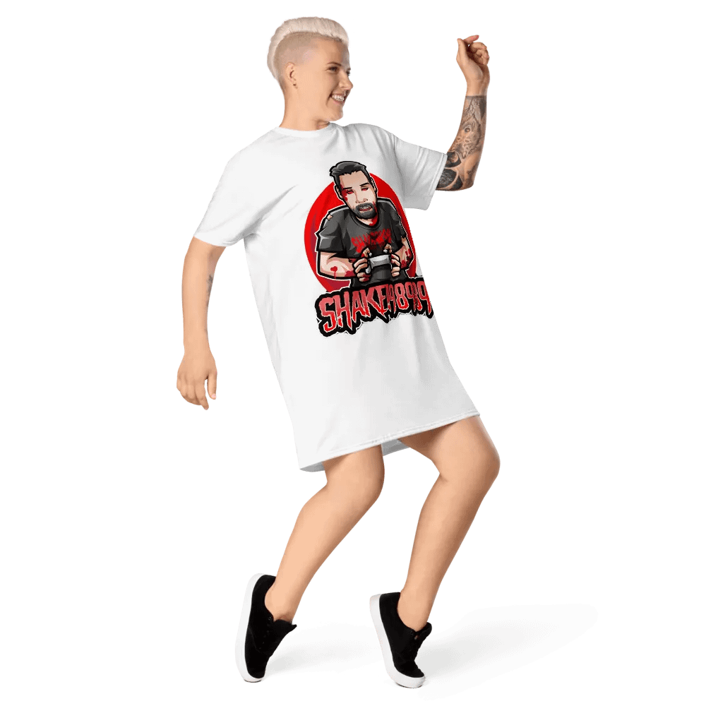 Bloodbath Gamer T-Shirt Dress product image (8)