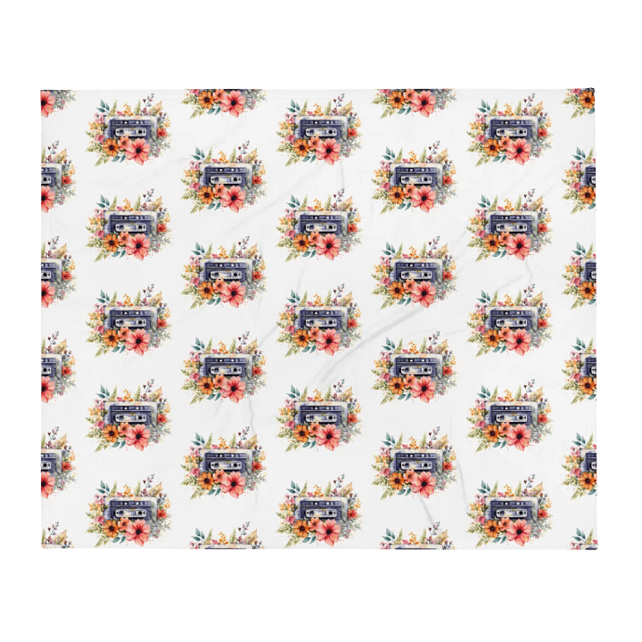 Cassette Flowers Blanket product image (1)