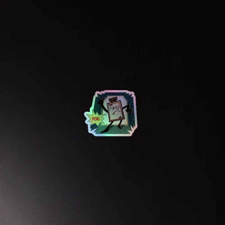 YOU. Holographic Sticker product image (2)