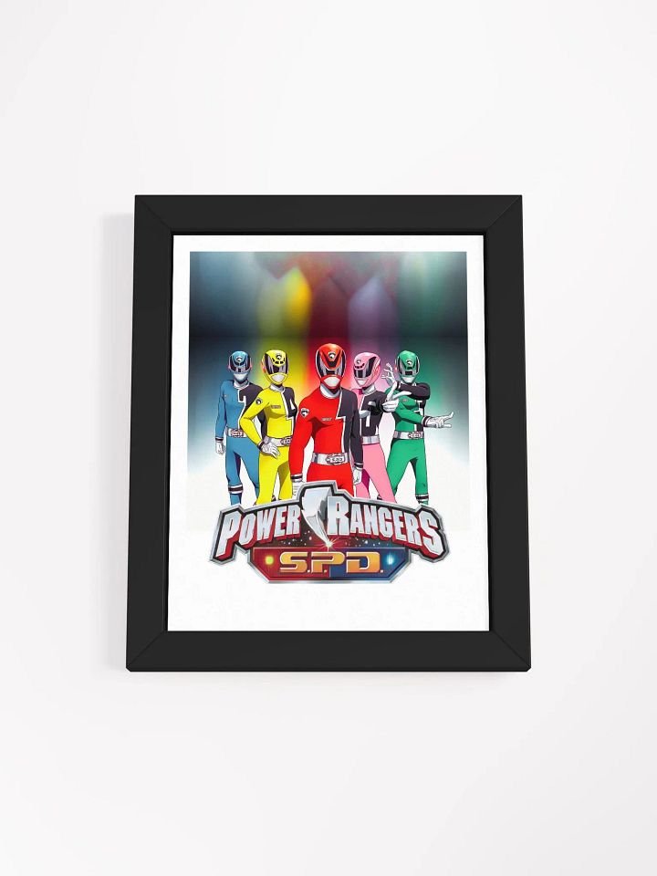 Colorful Power Rangers Lineup Matte Poster product image (2)
