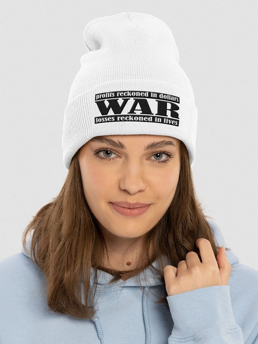 The Cost Of War - Yupoong Cuffed Beanie product image (3)