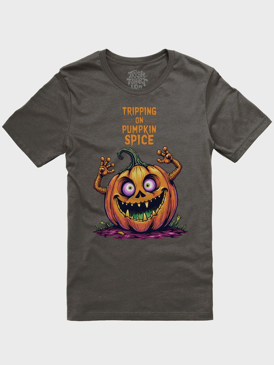 Weirdcore Tripping on Pumpkin Spice Halloween Shirt product image (1)