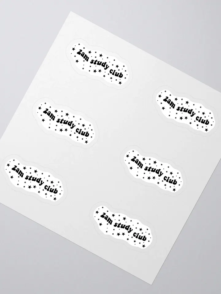 2 am Study Club Sticker (MEDIUM Sheet) product image (2)