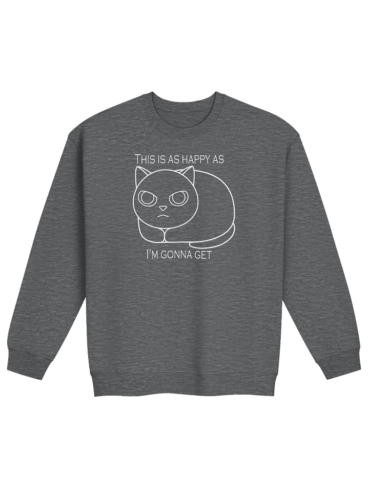 Happy Grumpy Cat - Unisex Adult Sweatshirt product image (1)