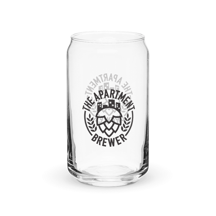 Main Logo Can-Shaped Glass (Black) product image (1)