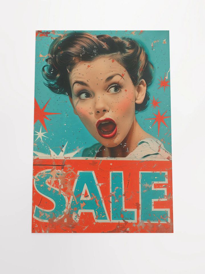 Pin-Up Surprise Sale - Pop Art Poster product image (1)