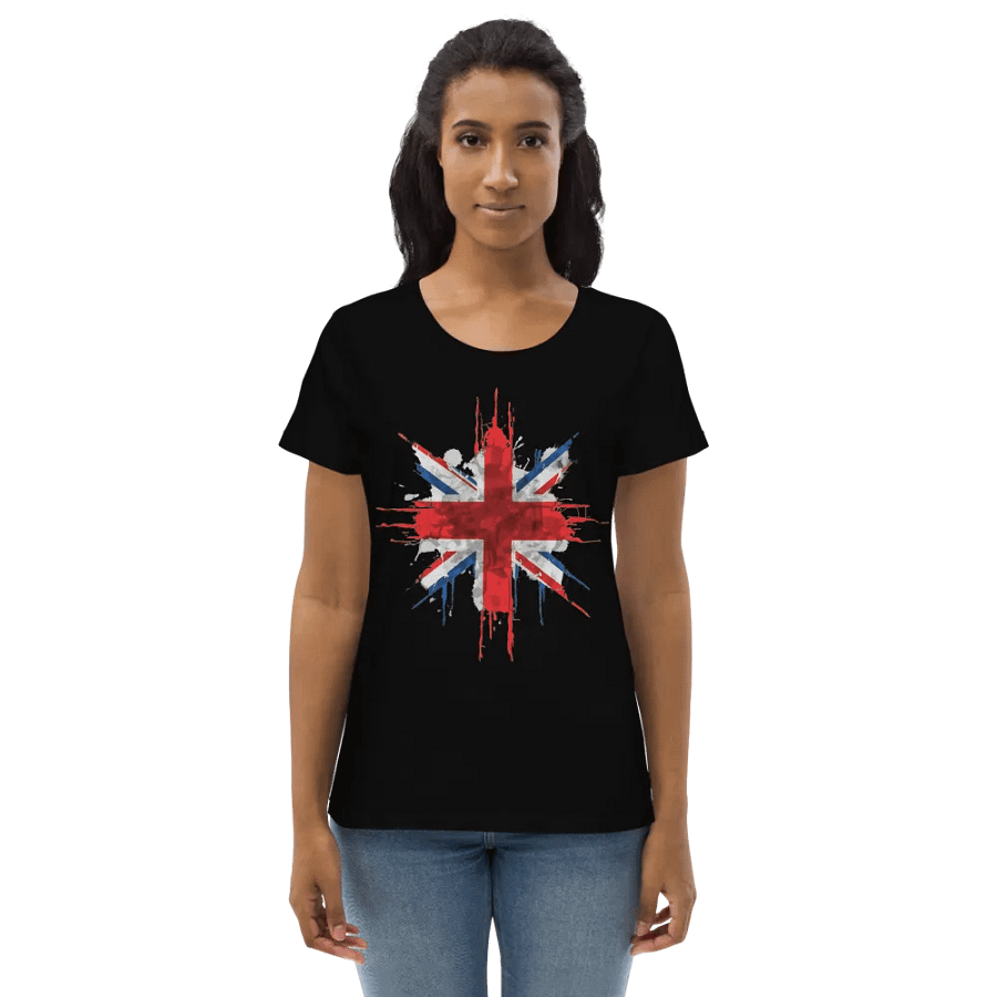 Womens Womens Explosive Union Jack Tee product image (7)