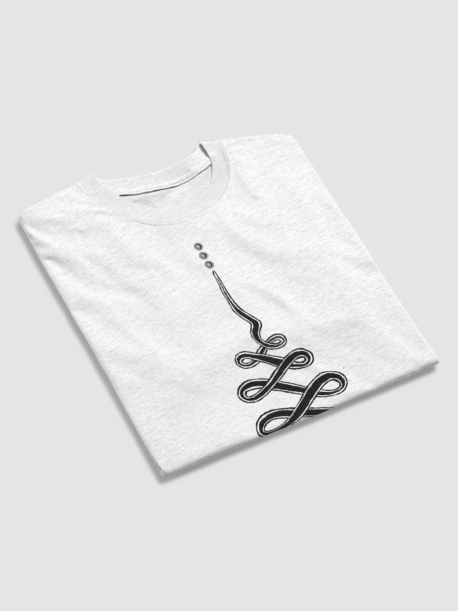 Stay on the Path Heavy weight T-shirt - black print product image (3)