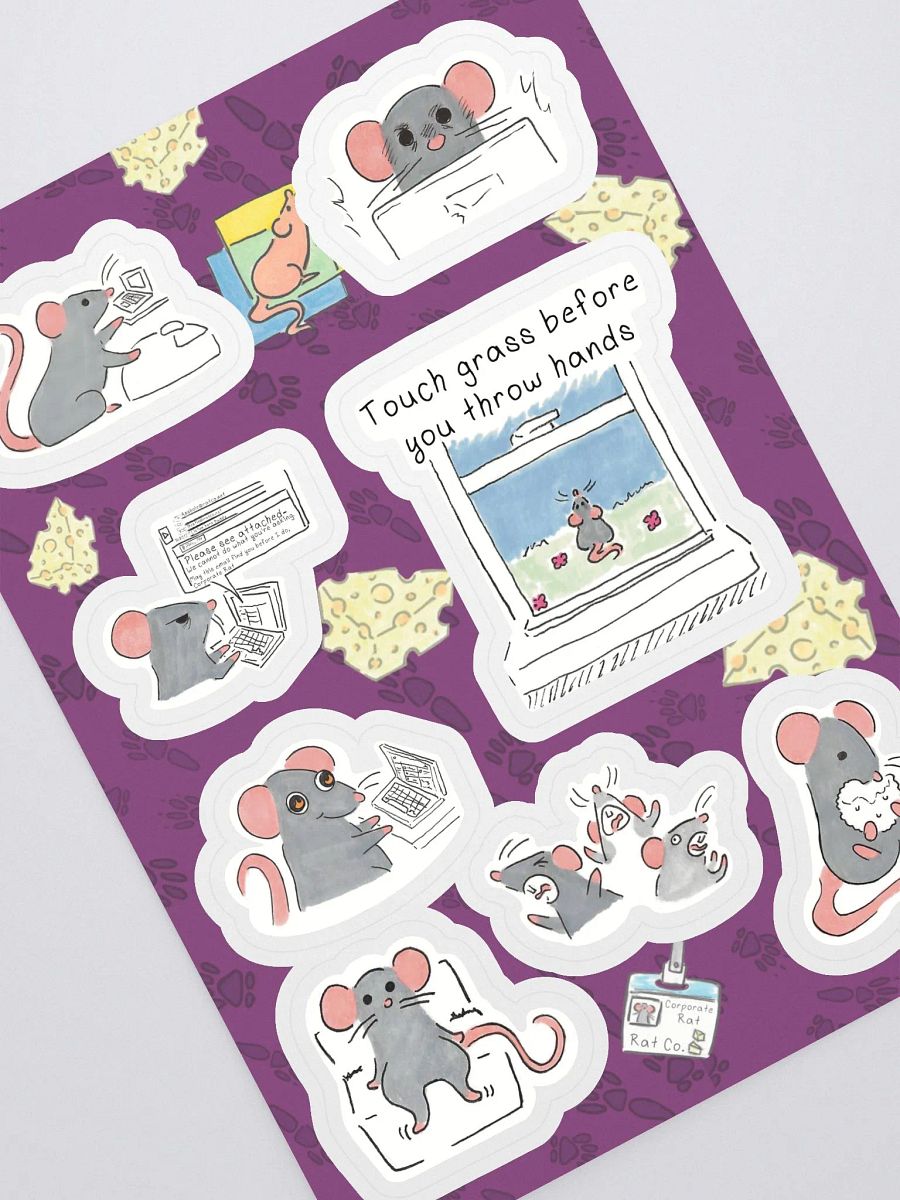 Work Emails Sticker Sheet product image (1)