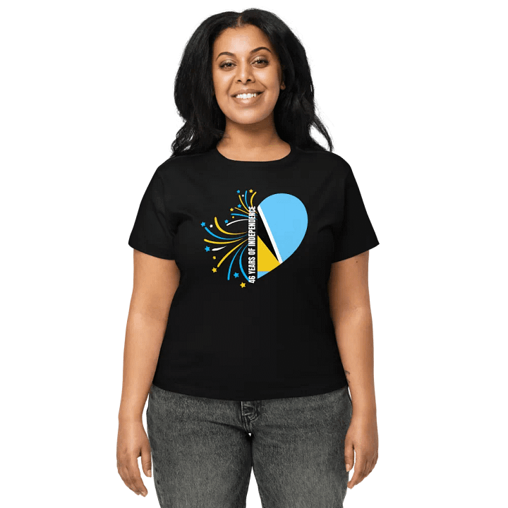 Saint Lucia Love Baby Tee product image (1)
