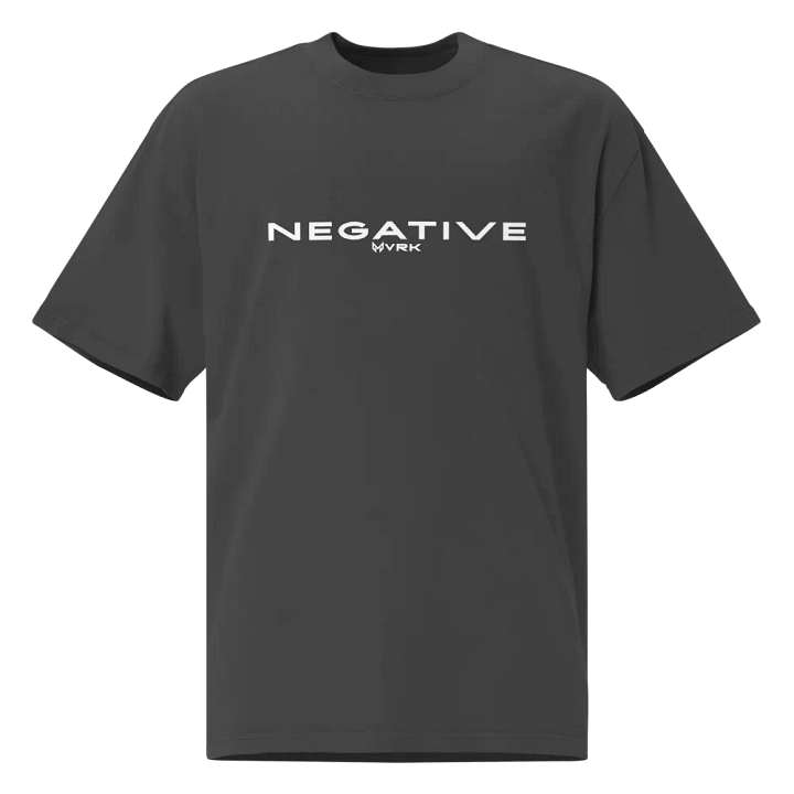 MVRK Negative Oversized Tee White Logo product image (1)