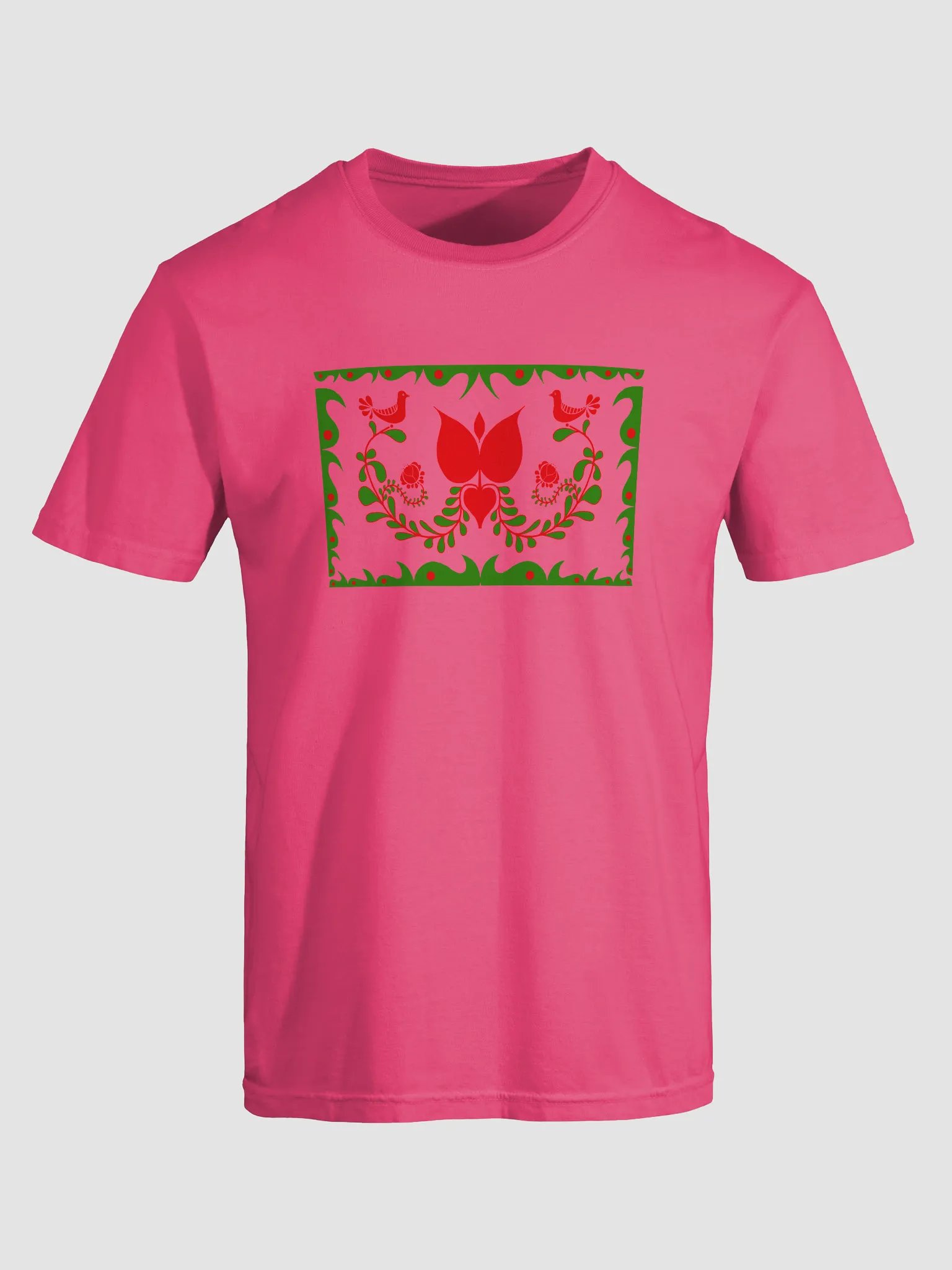 Hungarian Floral Color Bliss Cotton T-Shirt product image (5)