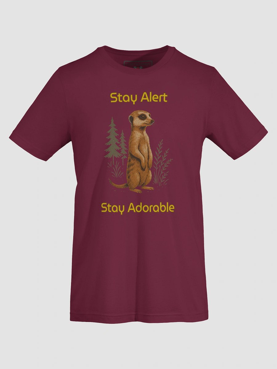 Stay Alert, Stay Adorable – Meerkat Tee product image (74)