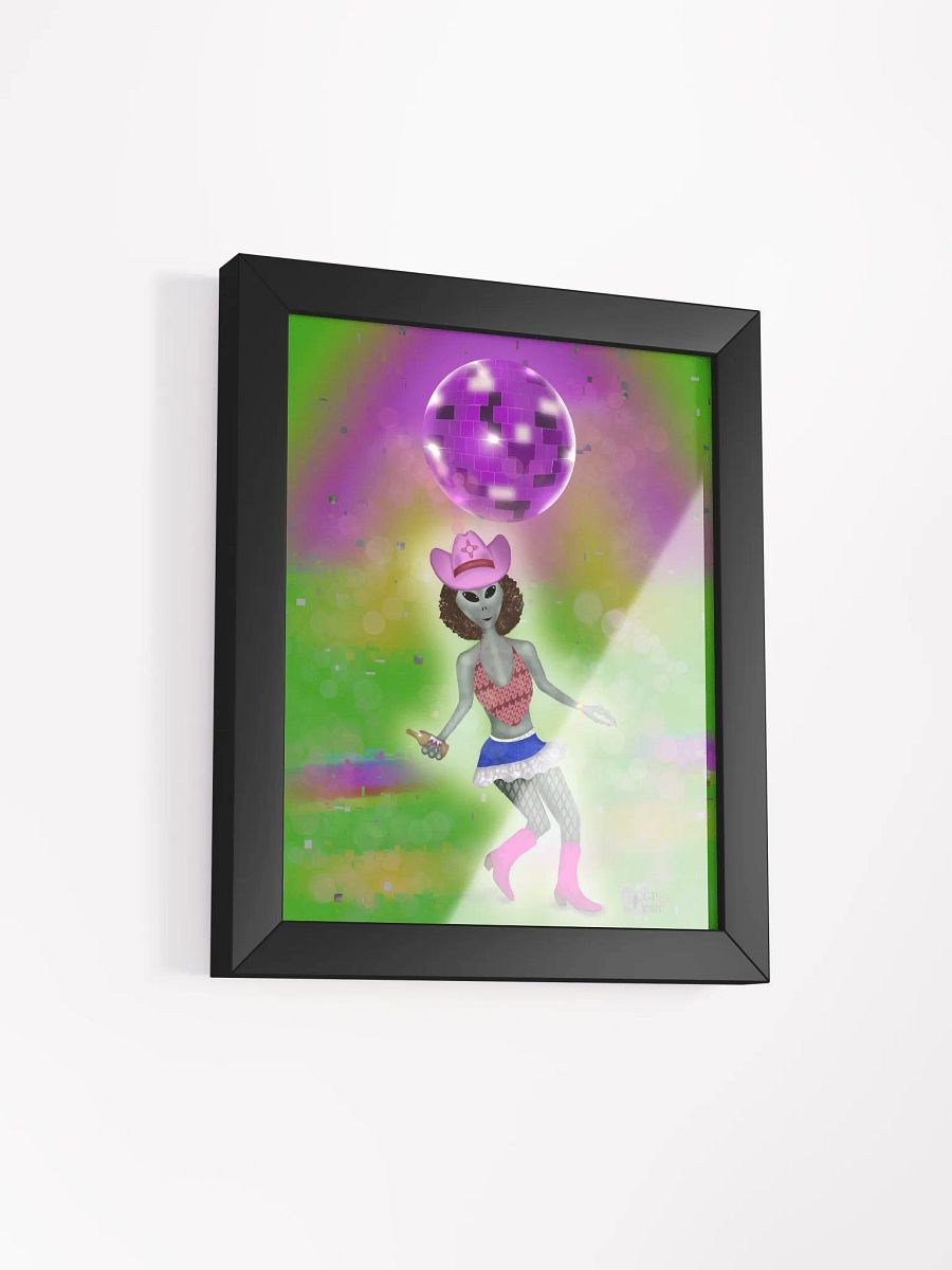 Extraterrestrial Disco Diva Framed Poster product image (4)