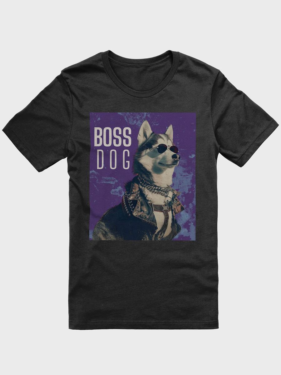 Siberian Husky Boss Dog Regular Fit T-shirt product image (4)